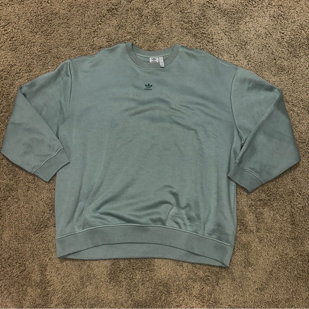 Adidas Men's Green Sweater